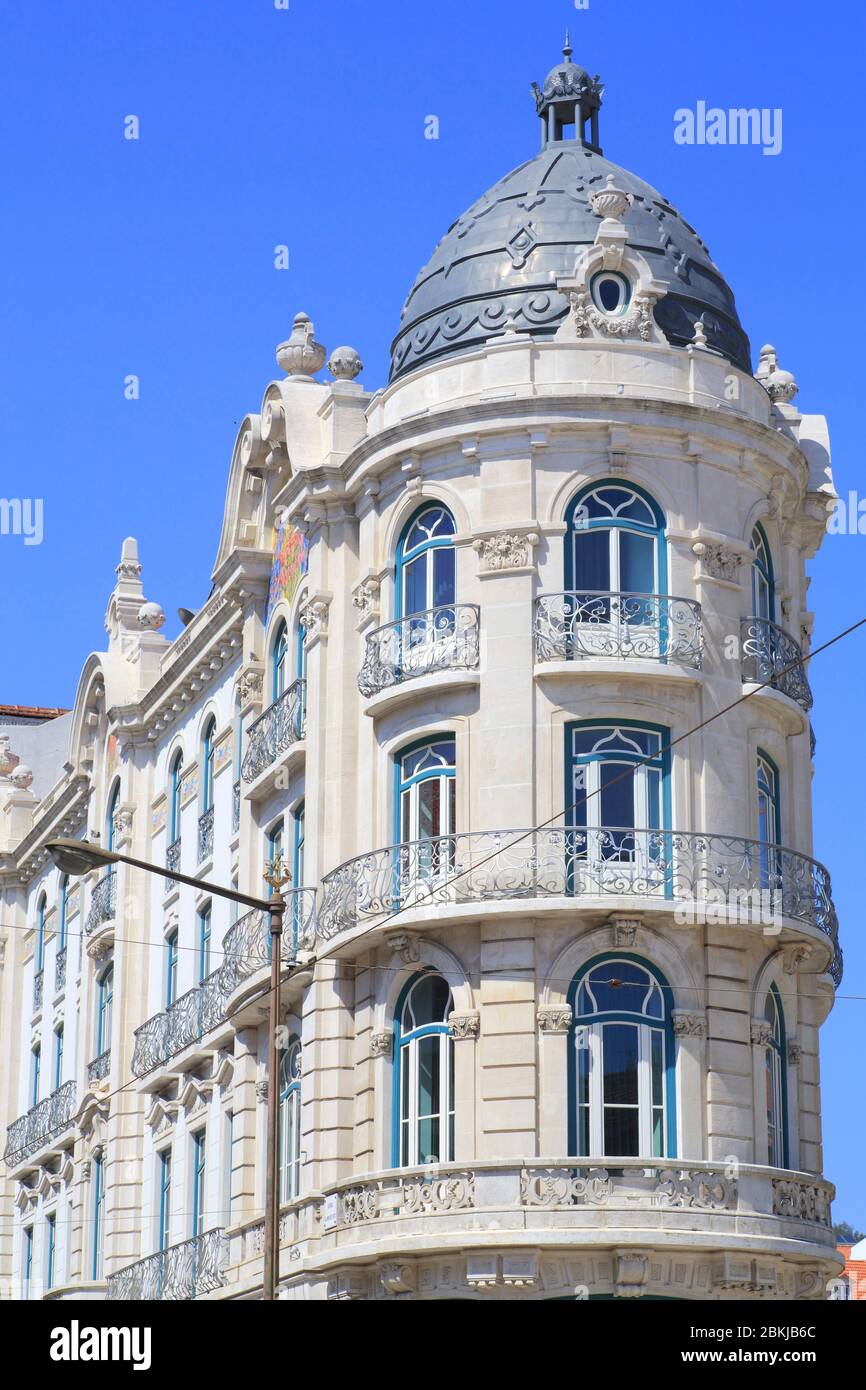 Portugal, Lissabon, Intendente, Hotel 1908 in einem Gebäude aus dem Jahr 1908 installiert und vom Architekten Adães Bermuda entworfen Stockfoto