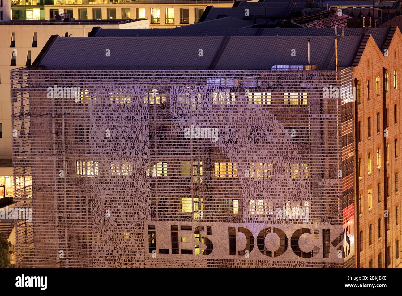 Frankreich, Bouches du Rhone, Marseille, 2. Arrondissement, Euromediterraner Raum, La Joliette Bezirk, Les Docks Stockfoto
