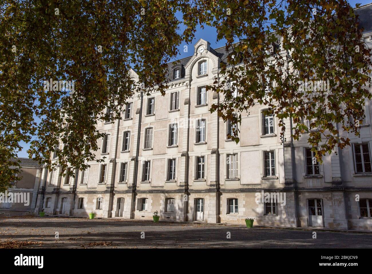 Frankreich, Indre et Loire, Loire-Tal als Weltkulturerbe der UNESCO, Tours, private Institution Saint Martin Stockfoto