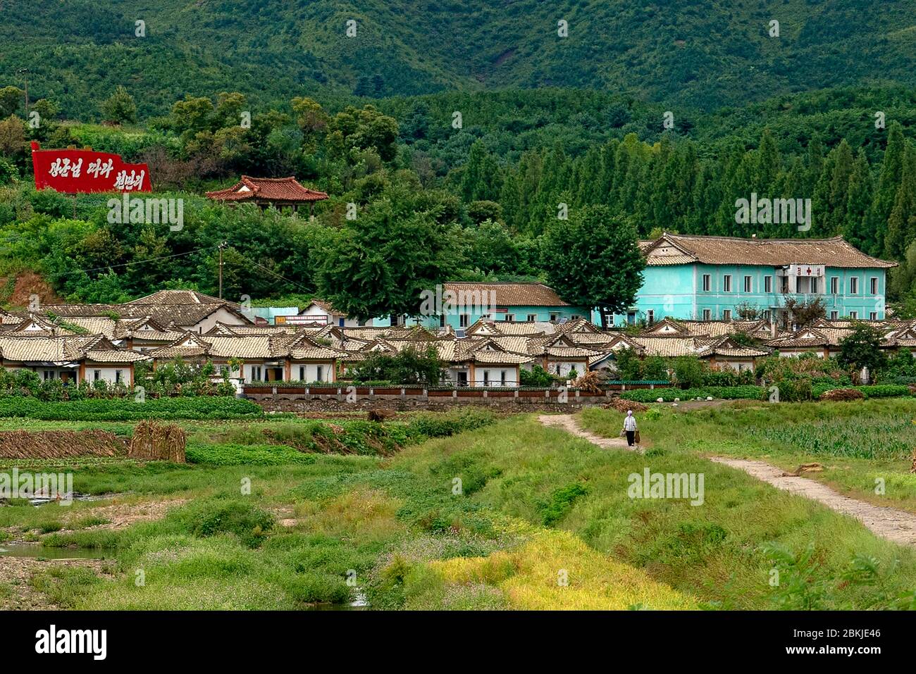 Nordkorea, Bezirk Kaipung Stockfoto