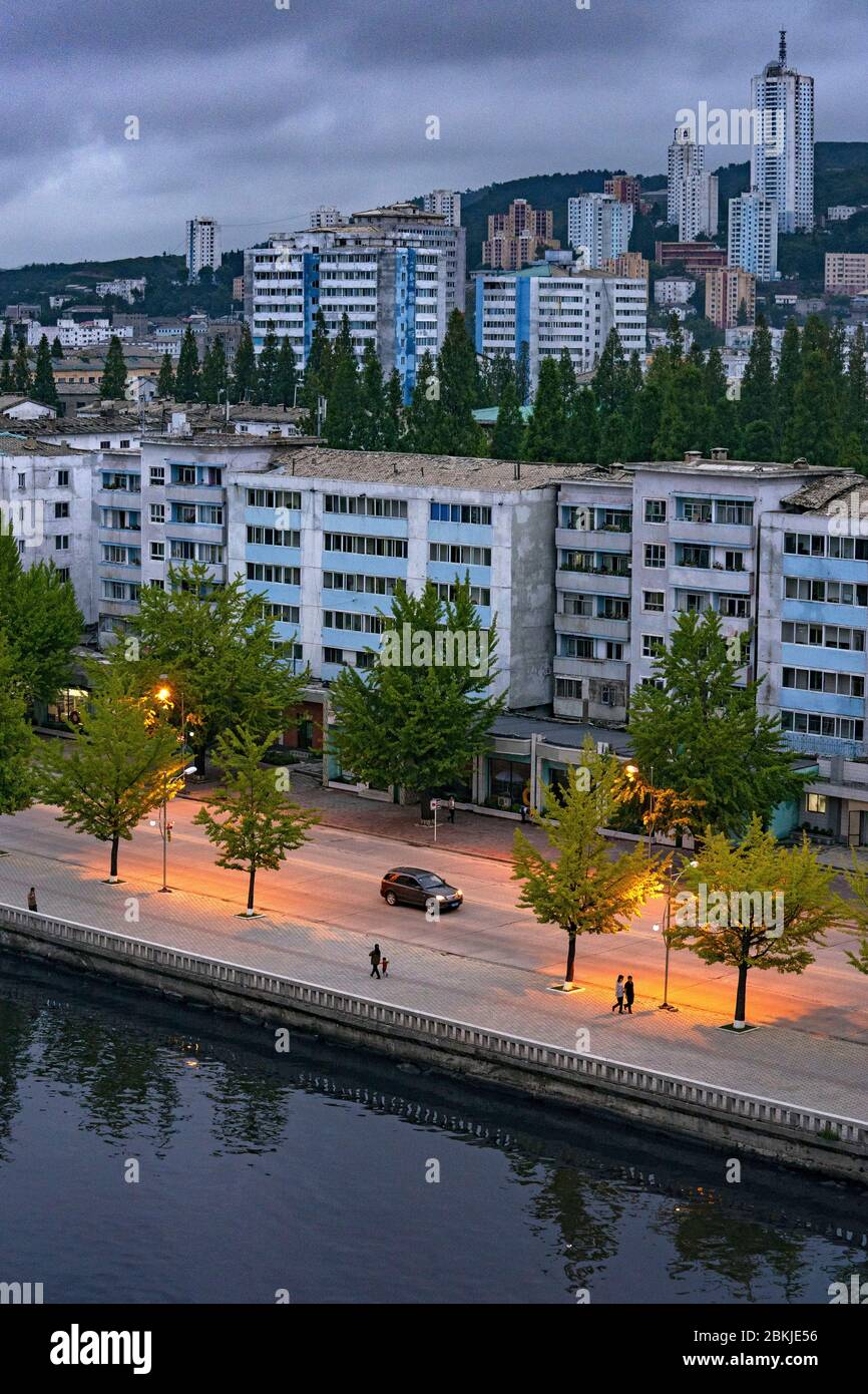 Nordkorea, Wonsan, das koreanische Meer Stockfoto