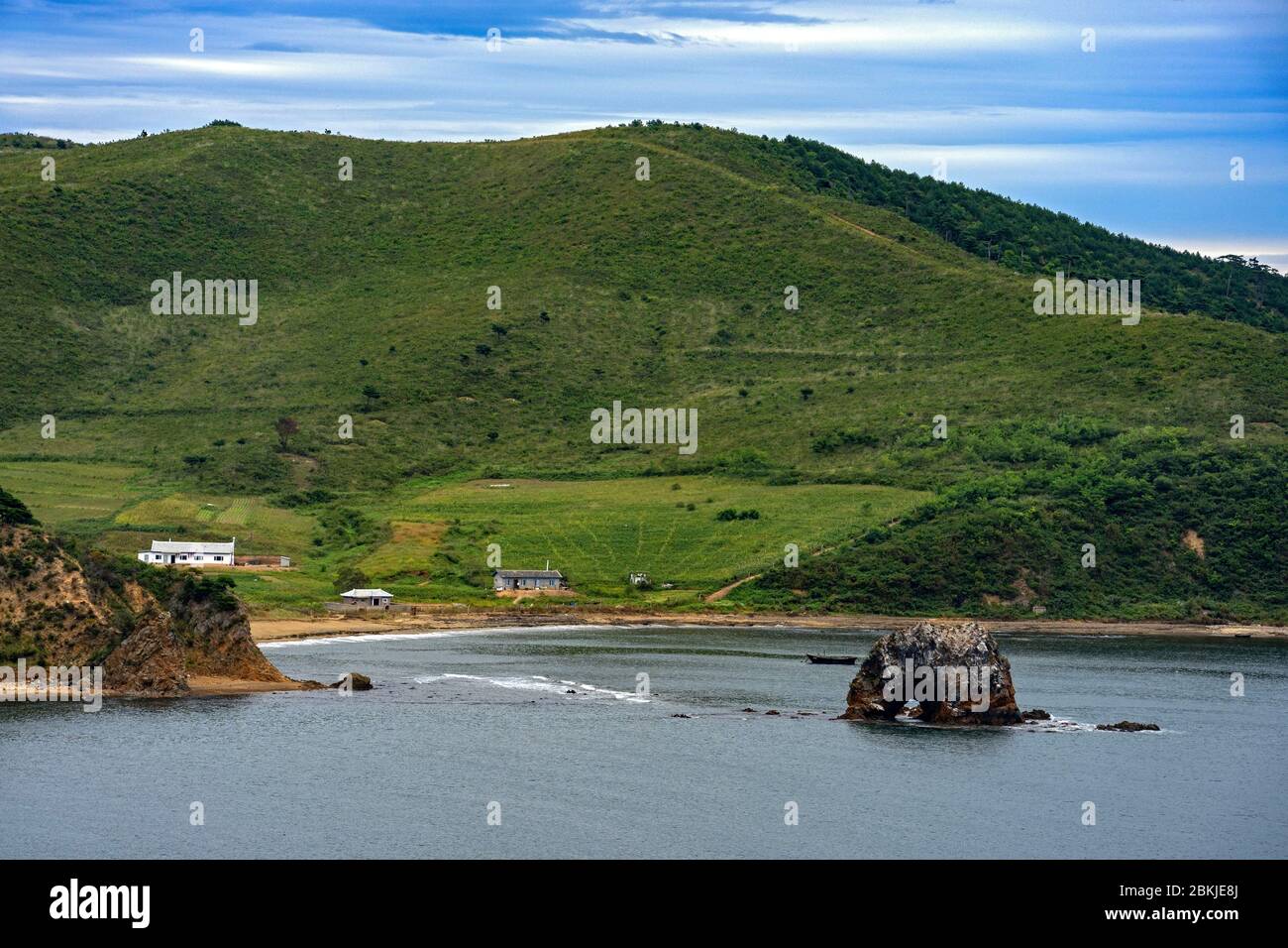 Nordkorea, Rason Sonderwirtschaftszone, die Küste Stockfoto