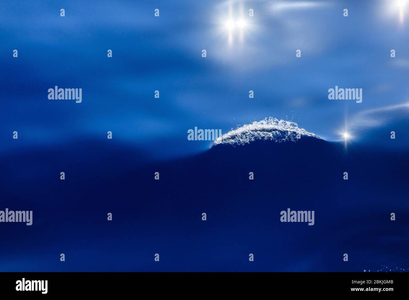 Frankreich, Mittelmeer, Nachgang des Korsika Fähren-Bootes zwischen Korsika und Toulon Stockfoto