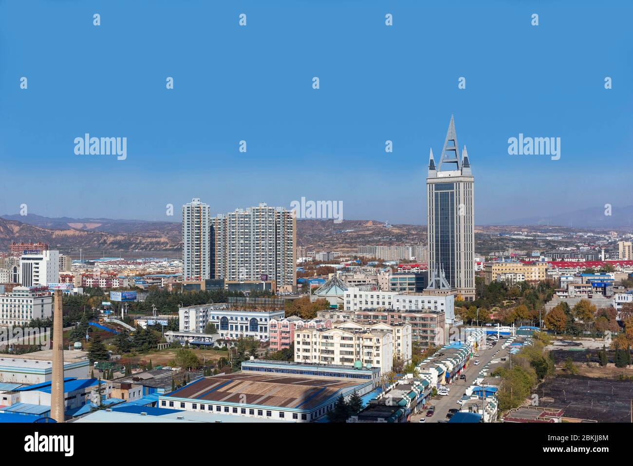 China, Henan Ptovince, Sanmenxia, Hotel in der Stadt Stockfoto