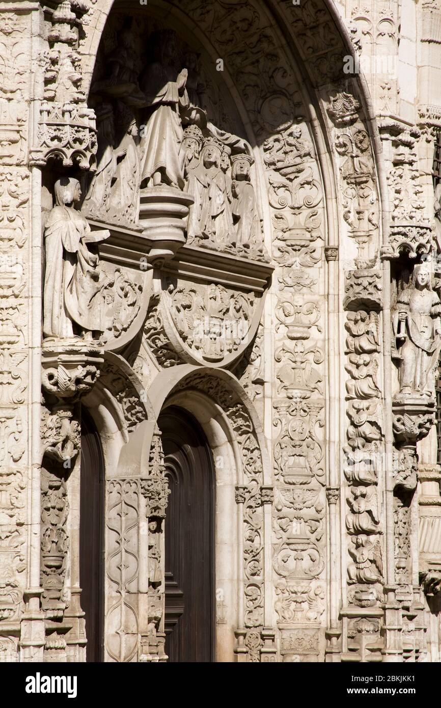 Kirche von Nossa Senhora da Conceicao Velha, Alfandega Straße im Alfama-Viertel, Lissabon, Portugal, Europa Stockfoto