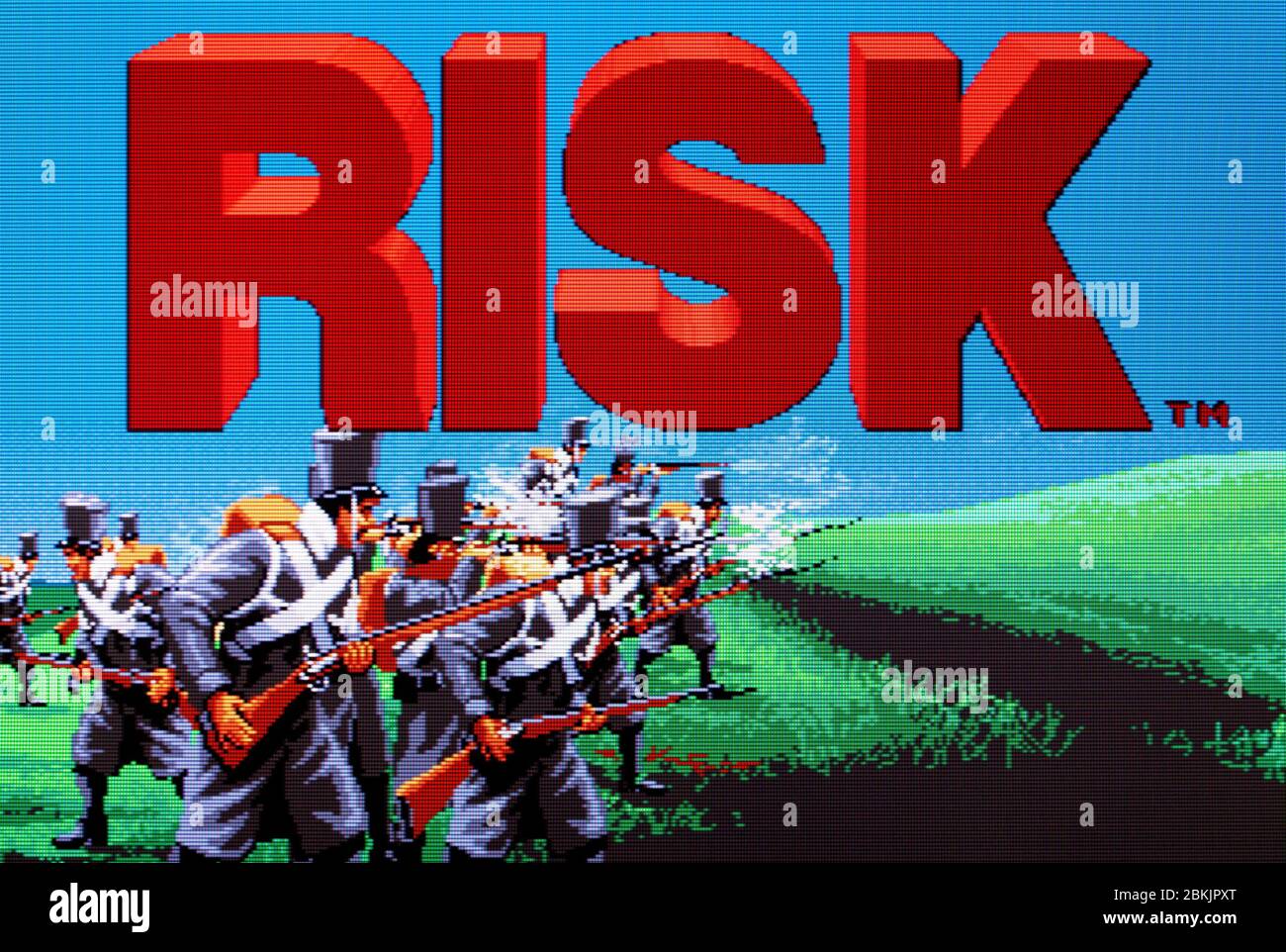 Risiko - Sega Genesis Mega Drive - nur zur redaktionellen Verwendung Stockfoto