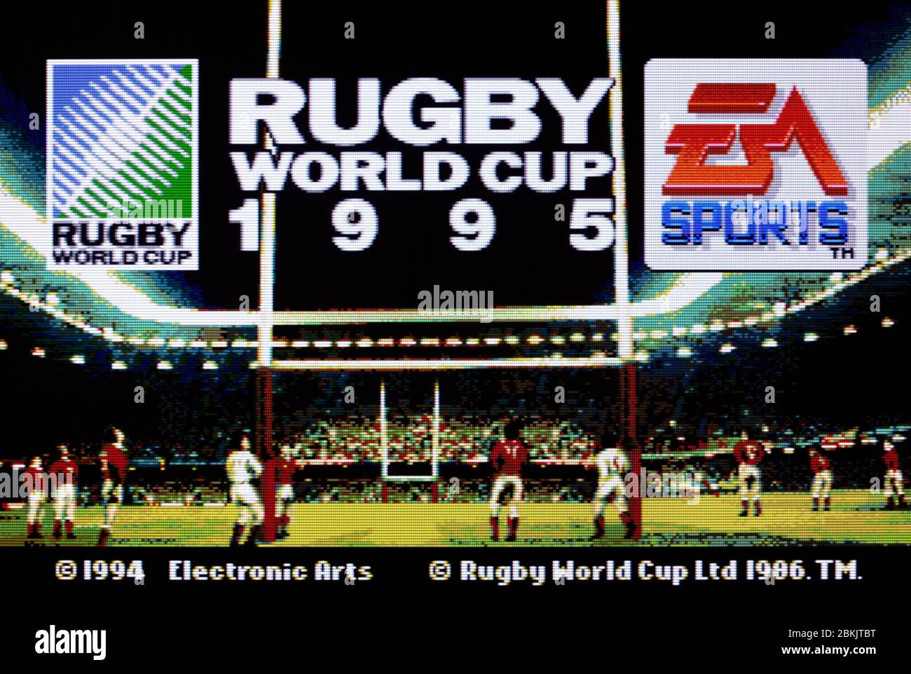 Rugby World Cup 1995 - Sega Genesis Mega Drive - nur redaktionelle Verwendung Stockfoto