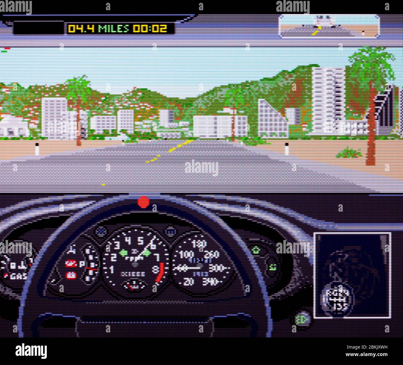 Testfahrt das Duell - Sega Genesis Mega Drive - nur redaktionelle Verwendung Stockfoto