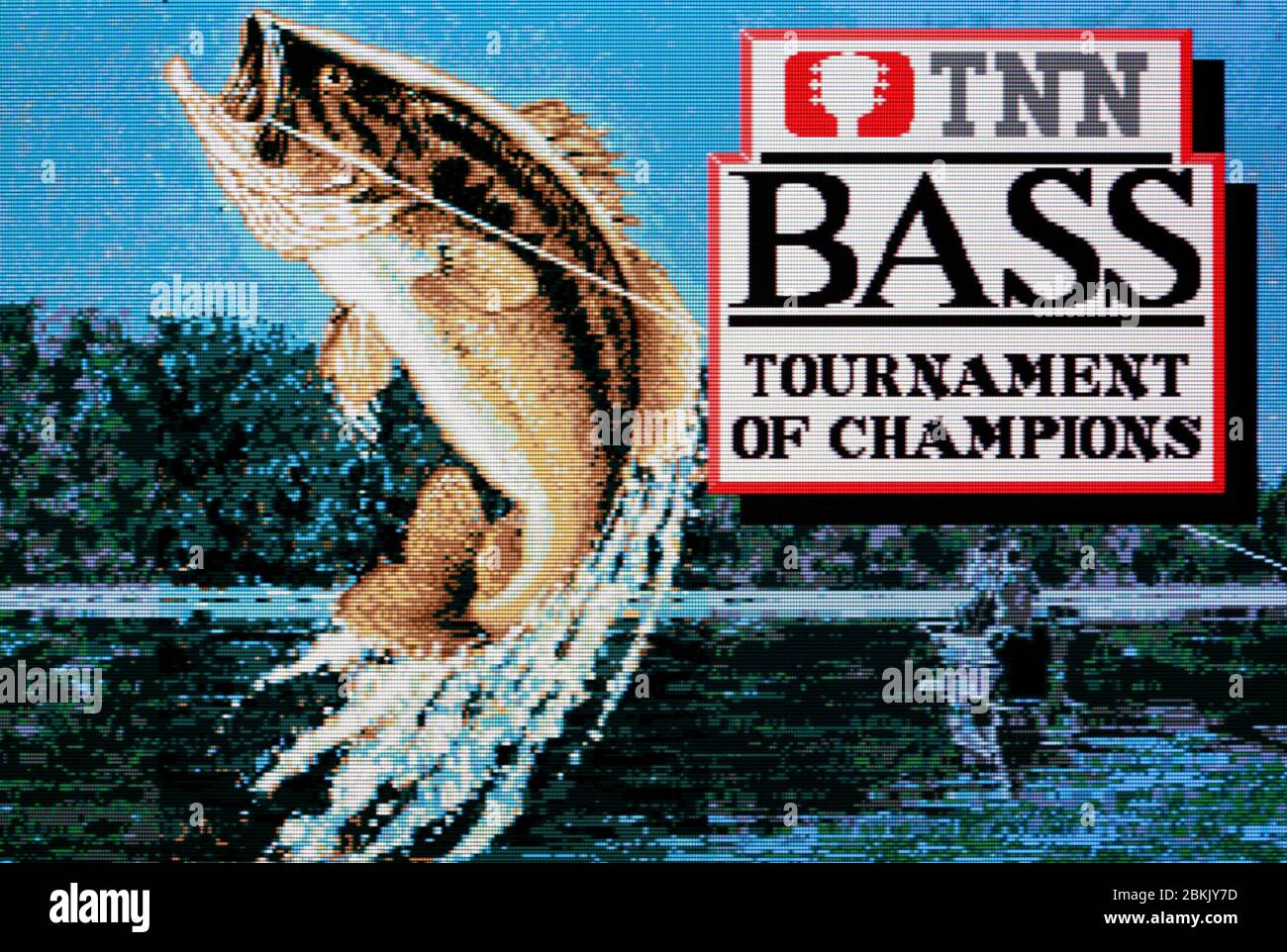 Bass Tournament of Champions - Sega Genesis Mega Drive - nur redaktionelle Verwendung Stockfoto