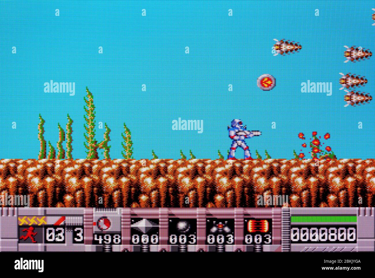 Turrican - Sega Genesis Mega Drive - nur zur redaktionellen Verwendung Stockfoto