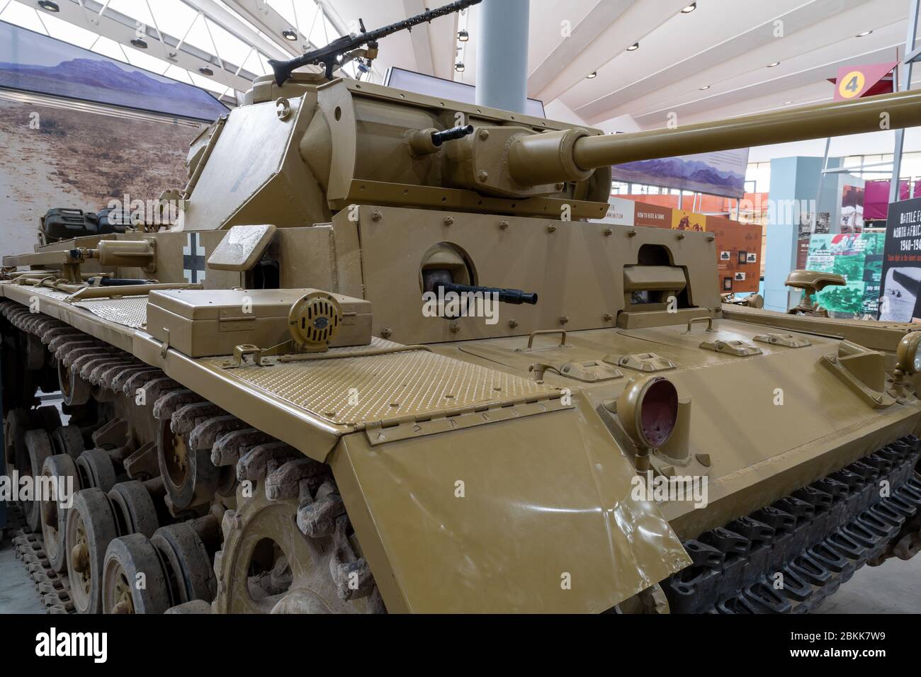 Bovington.Dorset.United Kingdom.9. Februar 2020.EIN Panzer 3 Tank ist auf dem Display im Tank Museum in Bovington Stockfoto