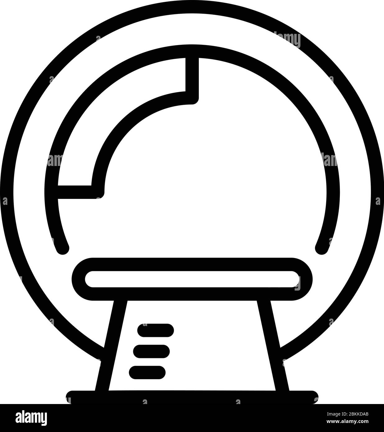 Moderne medizinische Geräte-Symbol, Outline-Stil Stock Vektor