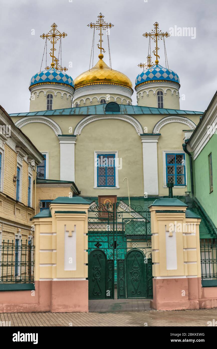 St. Nikolaus Kathedrale, Kasan, Tatarstan, Russland Stockfoto