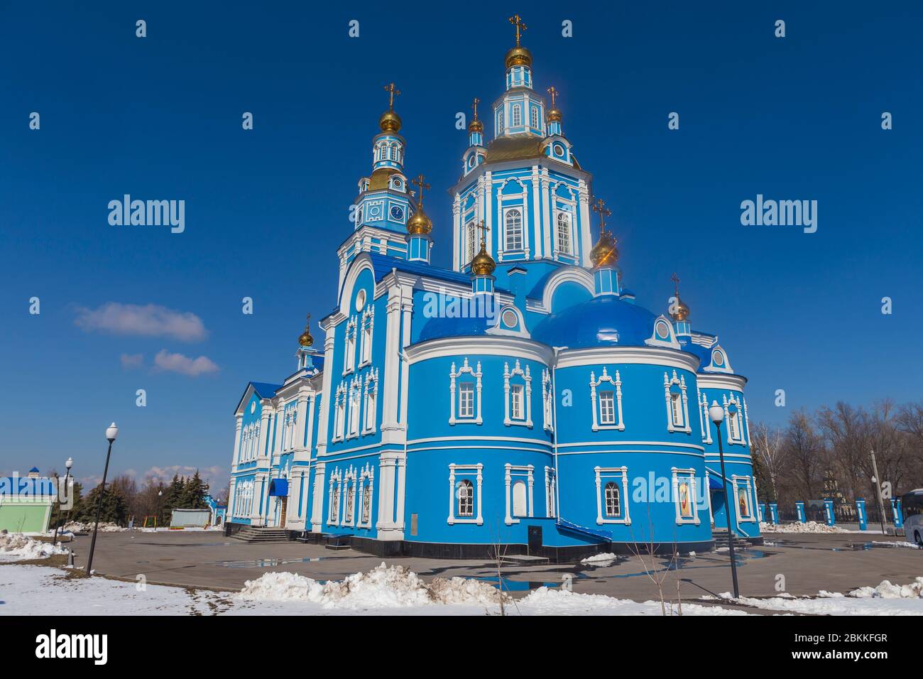 Ascension Kathedrale, 2014, Uljanowsk, Uljanowsk Region, Russland Stockfoto
