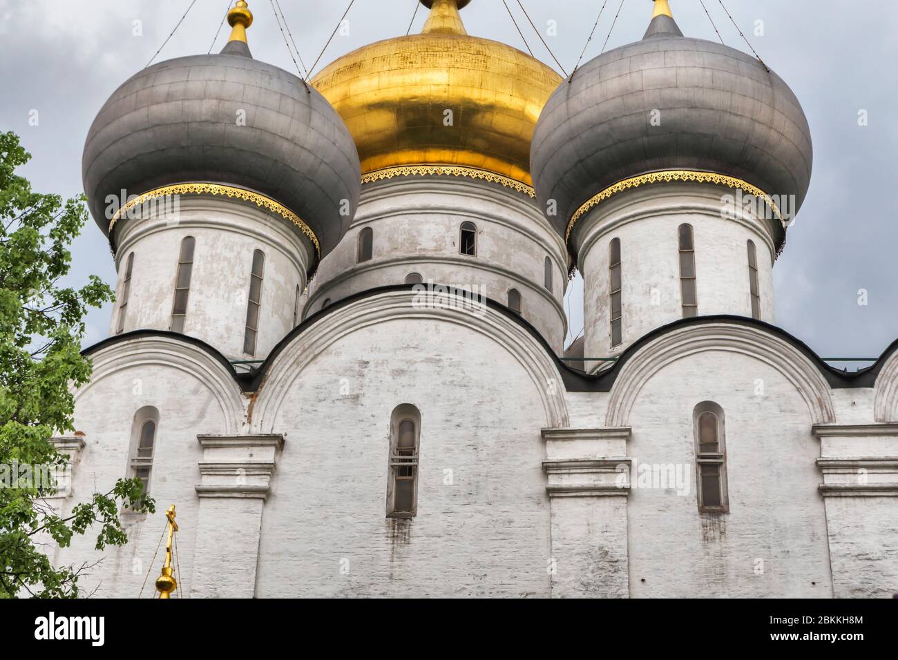 Kathedrale unserer Lieben Frau von Smolensk, Smolenski Kathedrale, 1560er Jahre, Nowodewitschy Kloster, Moskau, Russland Stockfoto