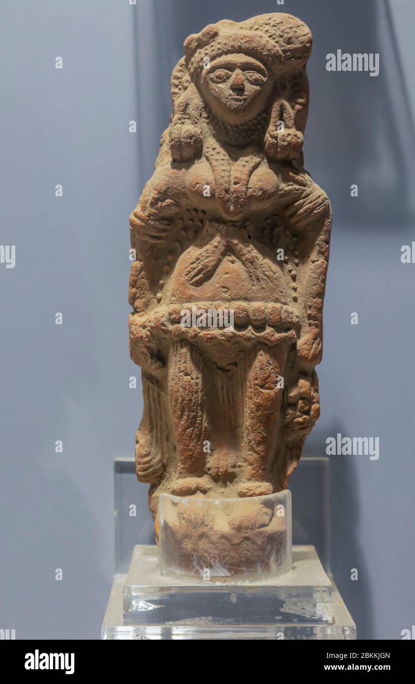 Göttin, Sunga-Periode Skulptur, Museum, Mathura, Uttar Pradesh, Indien Stockfoto