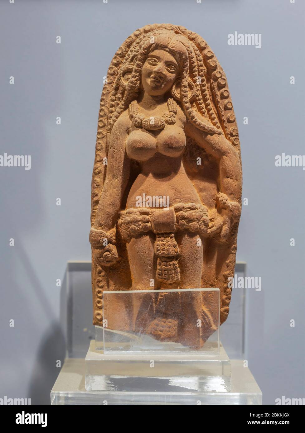 Göttin, Sunga-Periode Skulptur, Museum, Mathura, Uttar Pradesh, Indien Stockfoto
