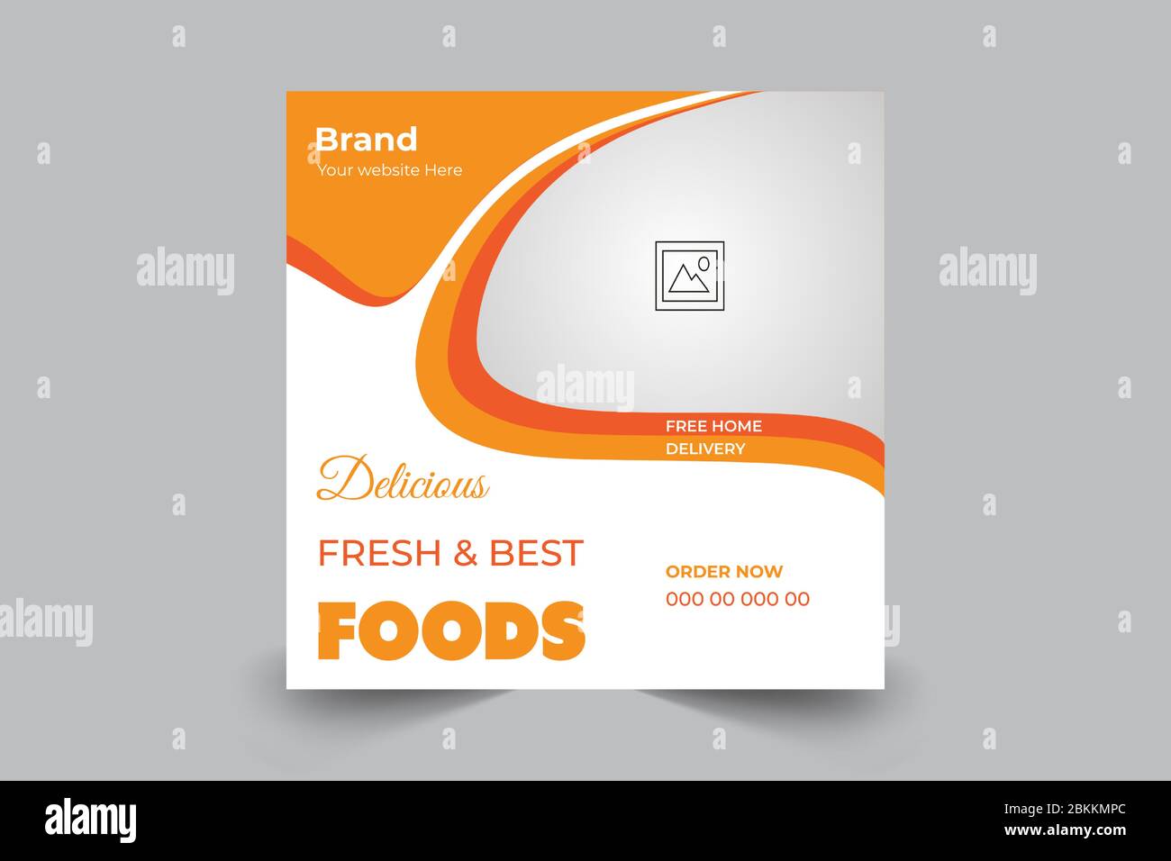 Food Banner Vorlage für Restaurant Geschäft Stock Vektor