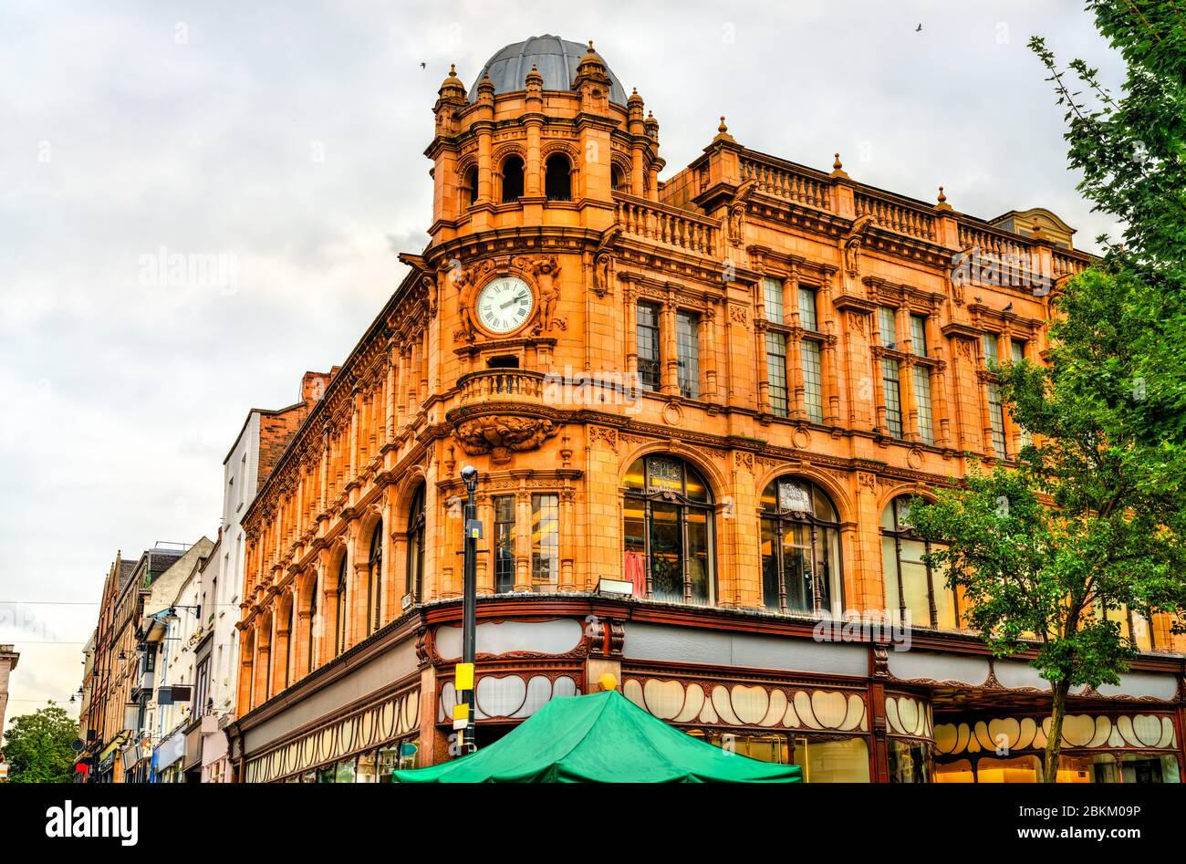 Traditionelle Architektur in Nottingham, East Midlands, Großbritannien Stockfoto