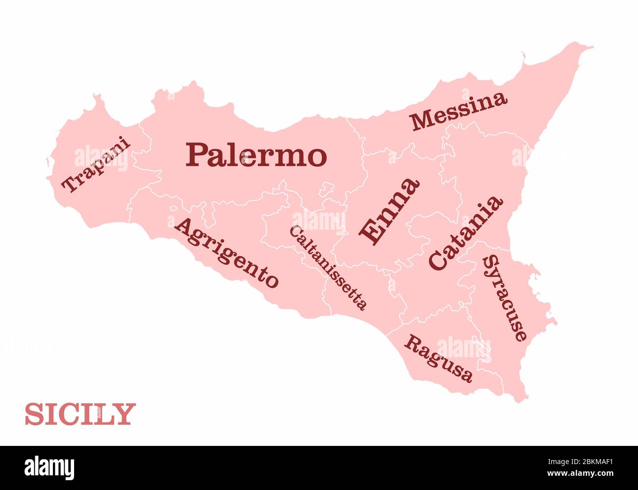 SIZILIEN Sicilia Palermo Messina Catania LANDKARTE  1907 Ätna Liparische Inseln 