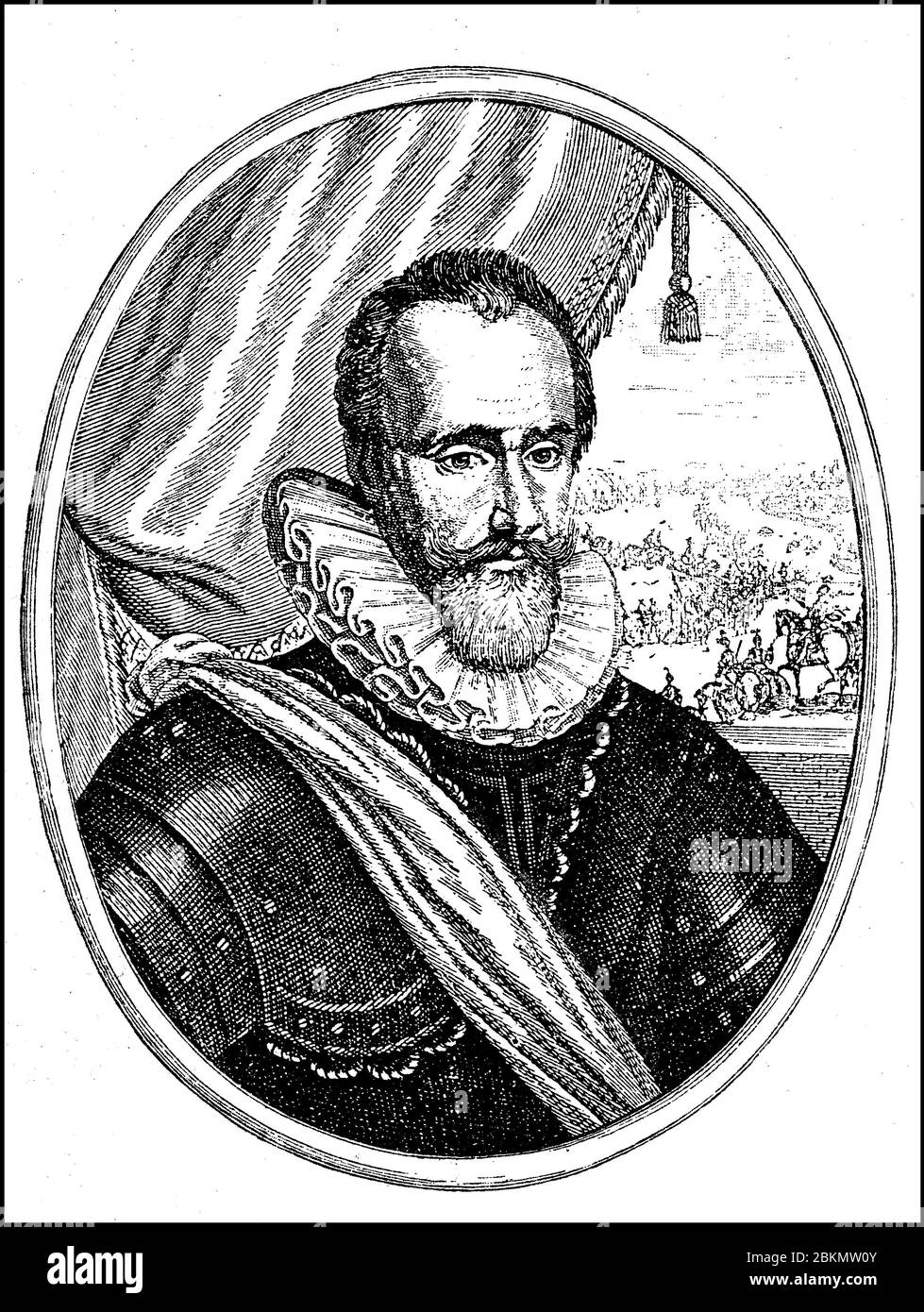 Henri de La Tour d'Auvergne, 28. September 1555 - 25. März 1623, war Herzog von Bouillon und vom 9. März 1592 Marschall von Frankreich. Er arbeitete als Militärführer, Diplomat, Politiker und Führer der französischen Hugenotten / Henri de La Tour d’Auvergne, 28. 1555. Bis 25. September. März 1623, war Herzog von Bouillon und ab dem 9. März 1592 Marschall von Frankreich. Er beteiligte sich als Heerführer, Diplomat, Politiker und Führer der französischen Hugenotten, historisch, historisch, digital verbesserte Reproduktion eines Originals aus dem 19. Jahrhundert / digitale Reproduktion einer Originalvorlage aus dem 1 Stockfoto