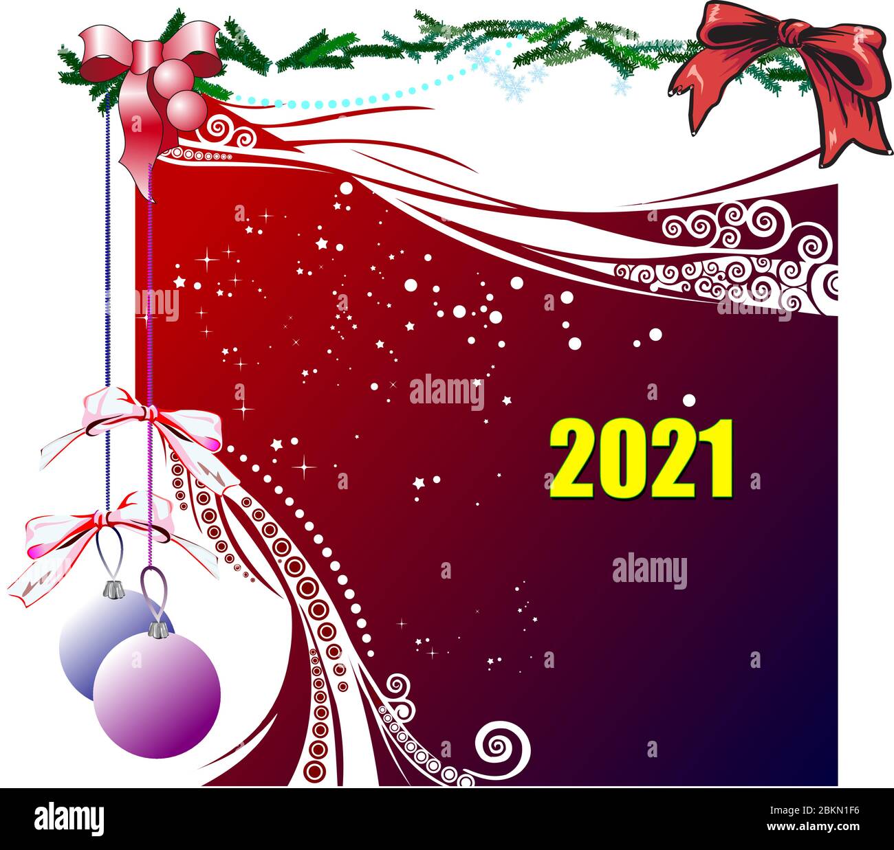 Blau abstrakte Weihnachten Hintergrund mit weißen Schneeflocken und Santa Bild. Vector Illustration Stock Vektor