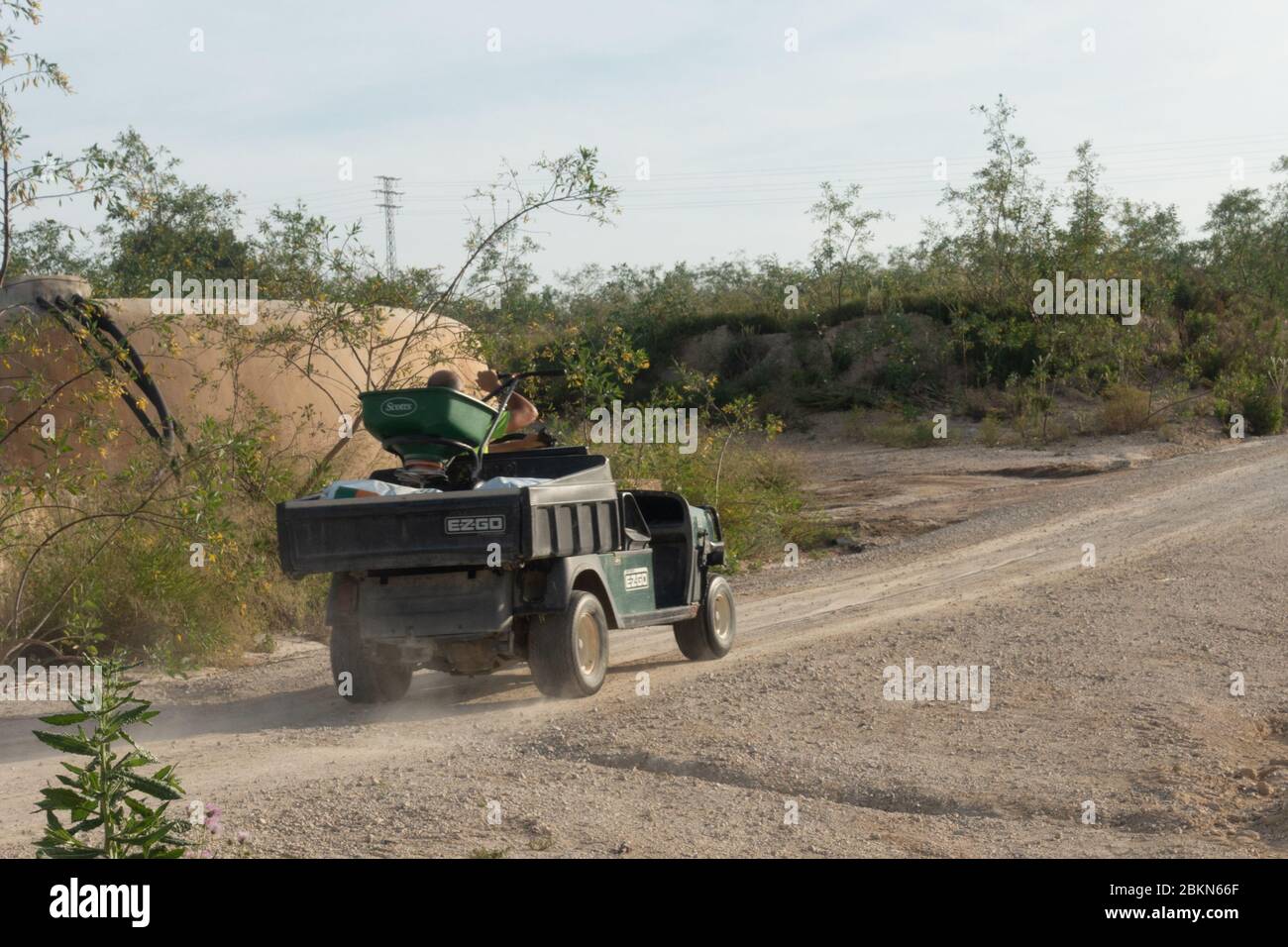 Kleines LKW-Fahrzeug Stockfoto