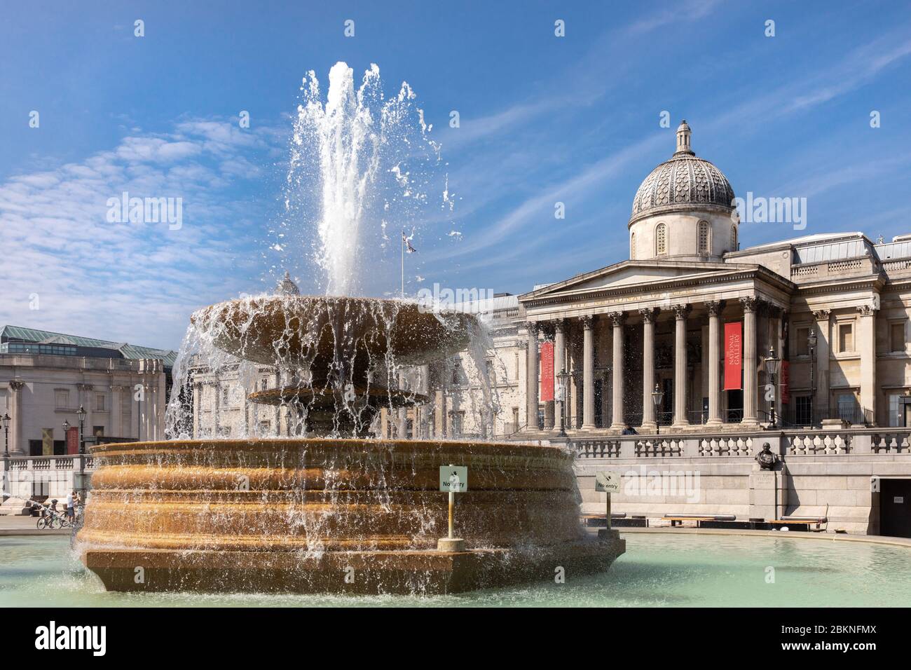 Der National Gallery in London Stockfoto