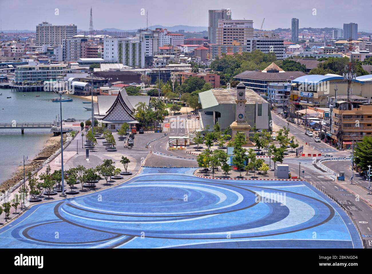 Bali Hai Pier und Hafen, Pattaya Stadt Thailand Südostasien Stockfoto