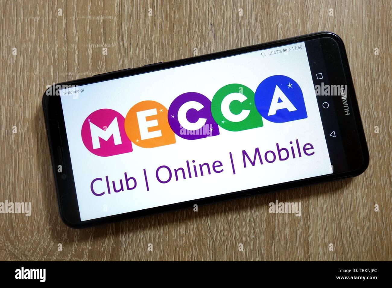 Mecca Bingo-Logo auf dem Smartphone angezeigt Stockfoto