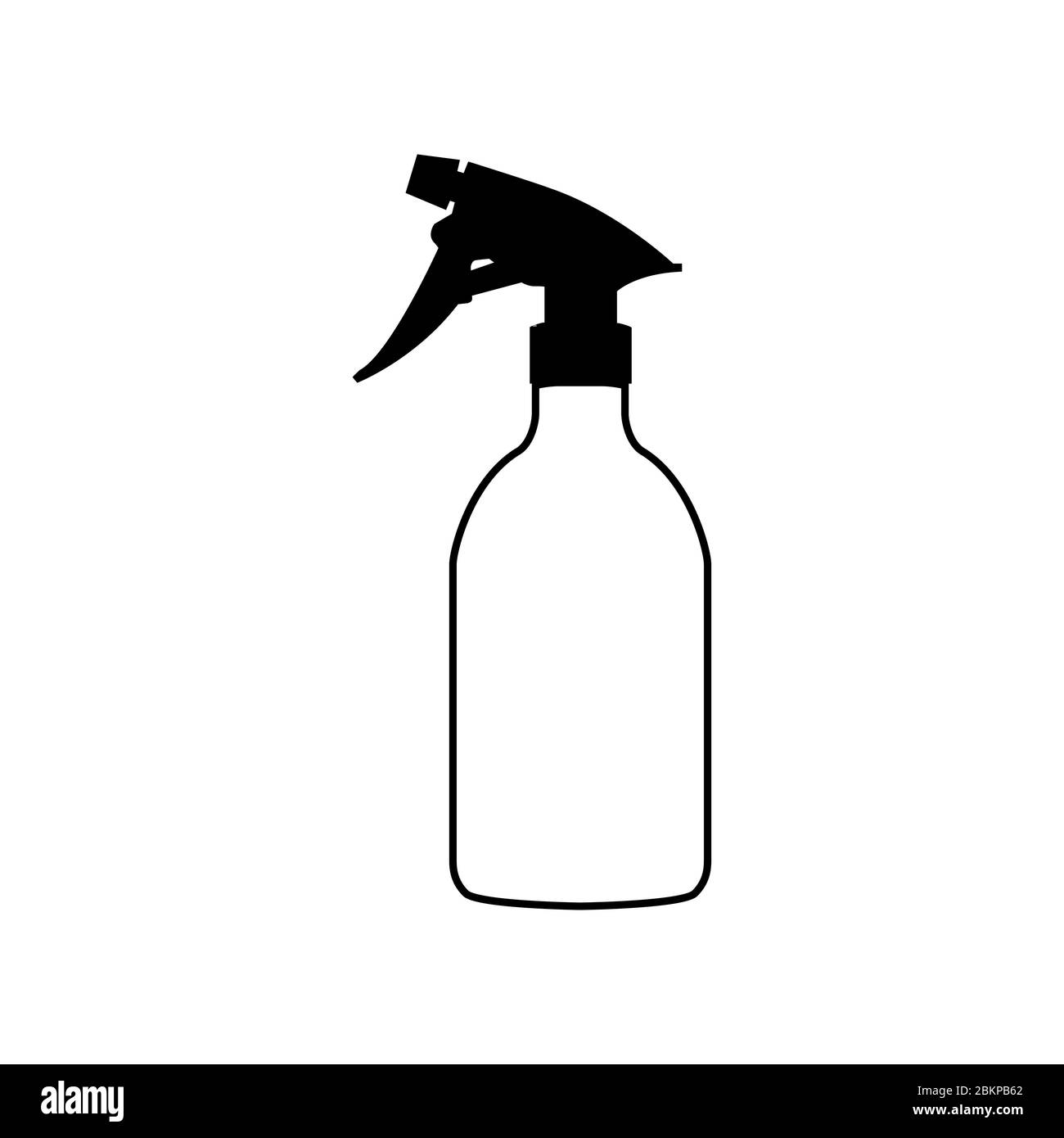 Spray Flasche Vektor-Symbol, minimalistische Vektor Illustration Symbol  Stock-Vektorgrafik - Alamy