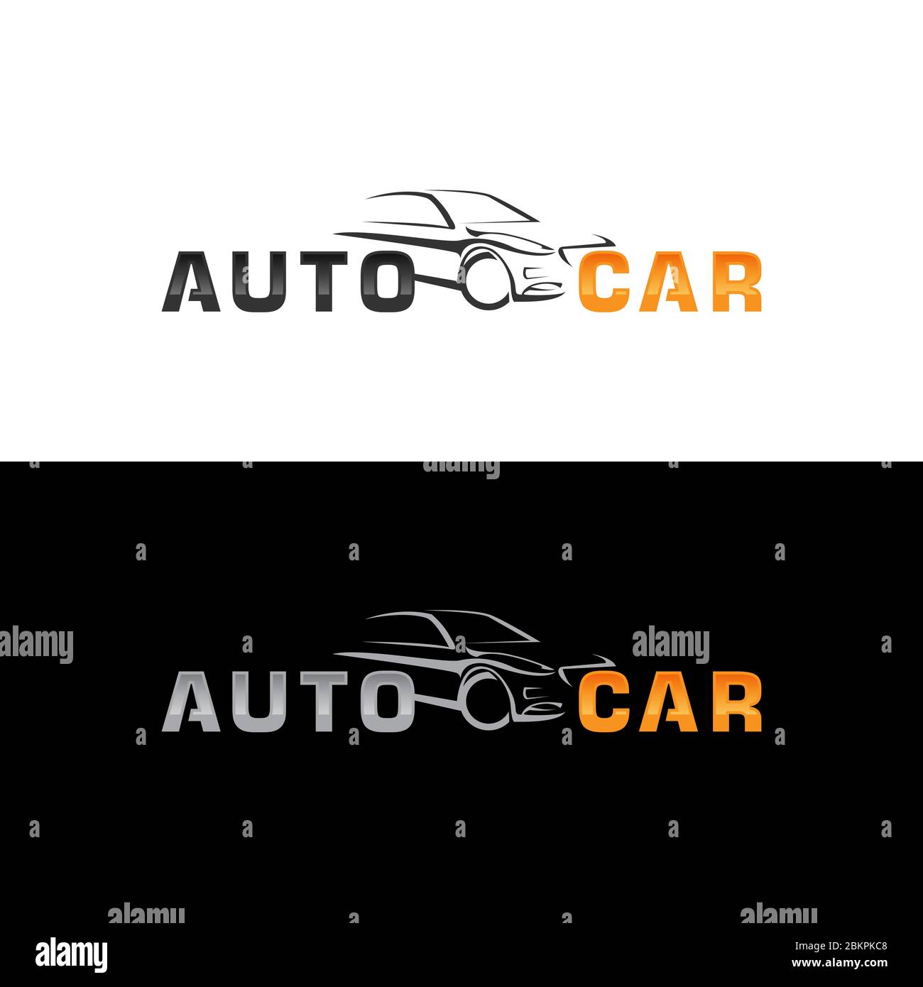 Auto-Logo-Symbol Mit Vektor-Vorlage Für Transport Industrial Stock Vektor