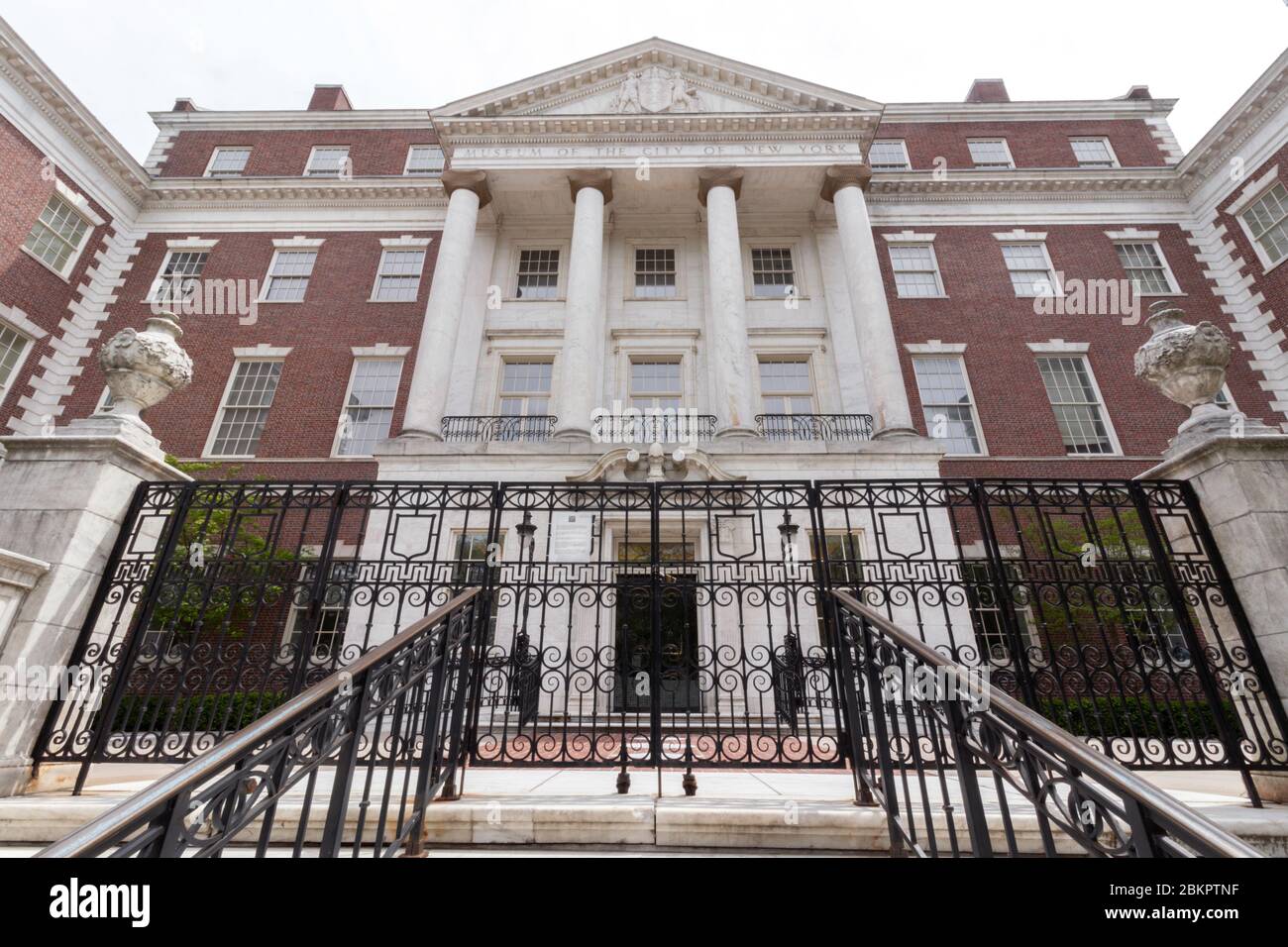 Vorderfassade des Museums der Stadt New York. Gegründet 1923, um die Geschichte und Kultur von New York City zu zeigen. Stockfoto