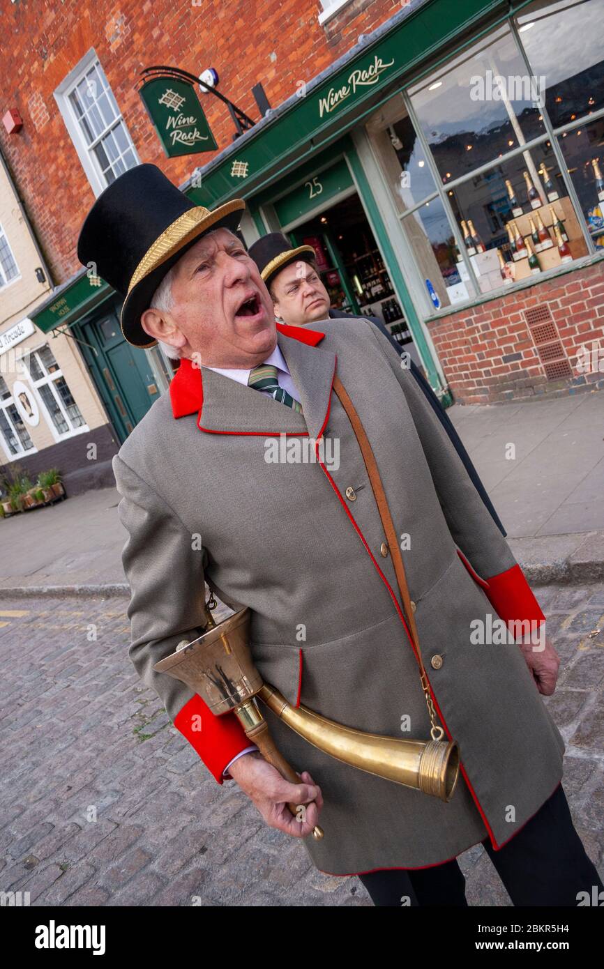 Ausrufer, Tutti Tag traditionelle jährliche Hocktide Festival, Hungerford, Berkshire, England Stockfoto