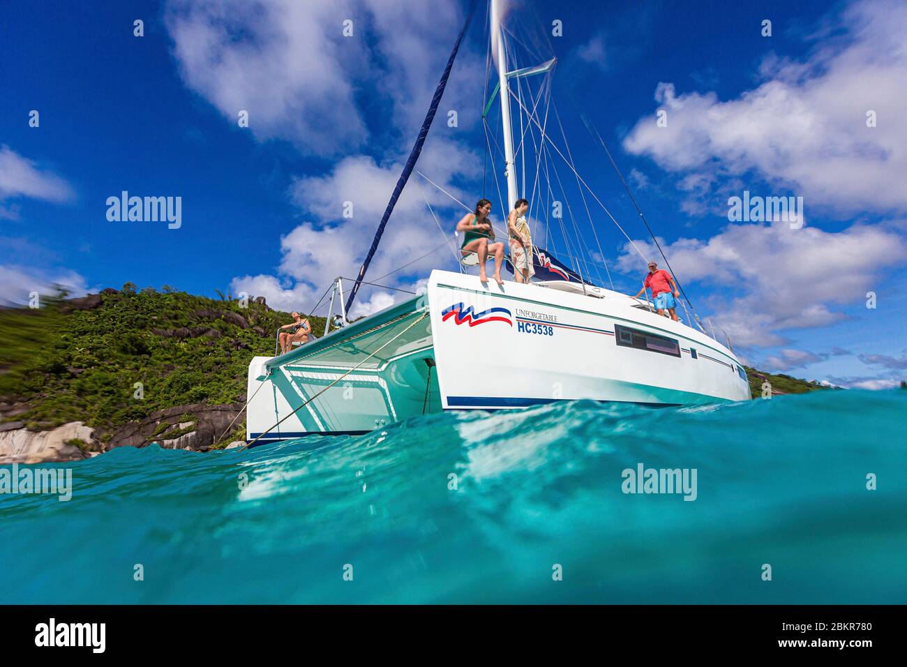 Seychellen, Mah? Insel, Bay Ternay Marine National Park Stockfoto