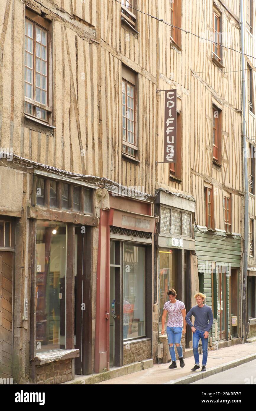 Frankreich, Haute Vienne, Limoges, Stadtzentrum, Rue Gondinet Stockfoto