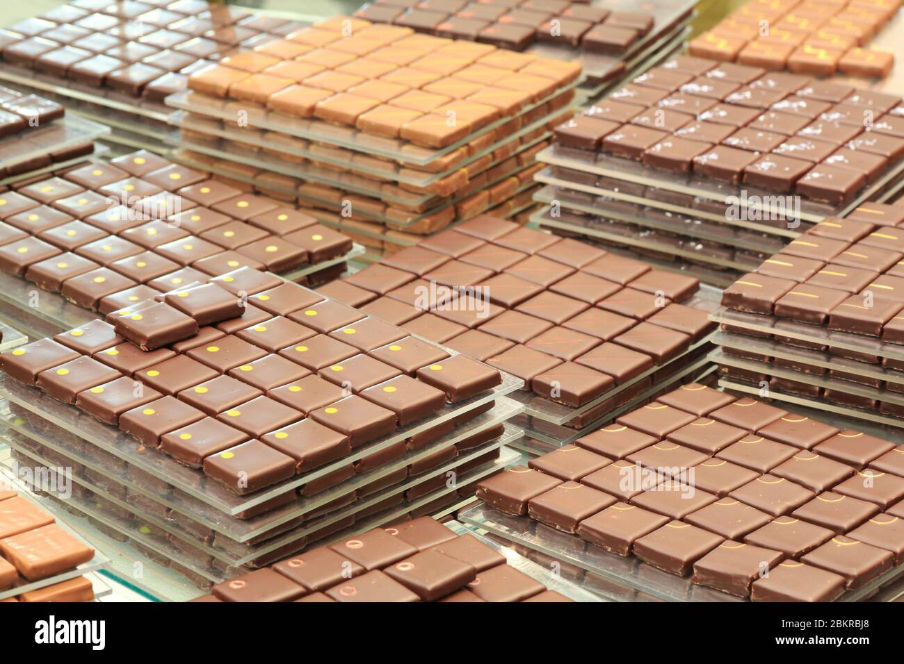 France, Loiret, Orleans, rue Royale, Chocolaterie Royale wurde 1760 eröffnet und ist damit eine der ältesten des Landes Stockfoto