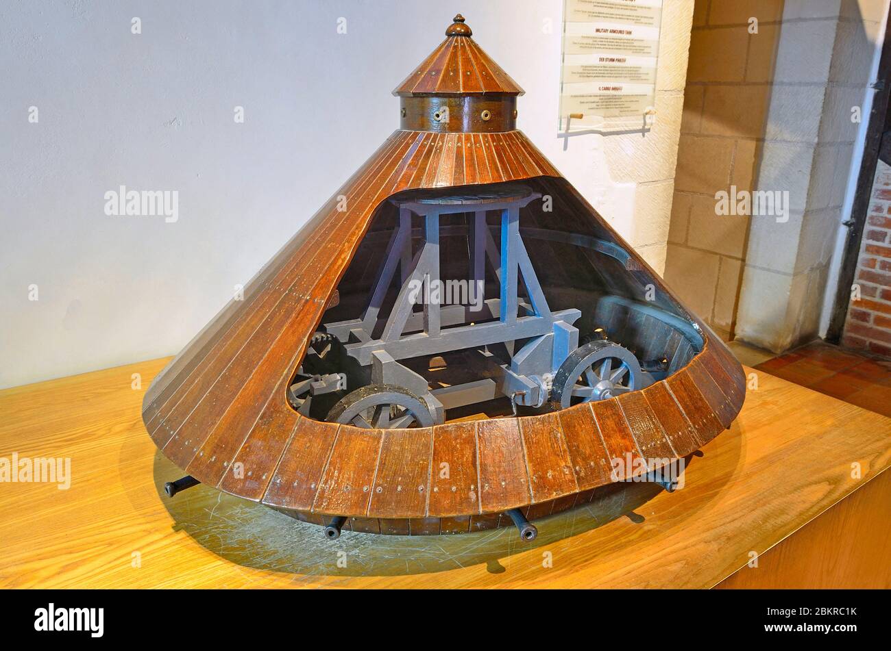 Orthopädisches Behandlungszentrum - Leonardo Da Vinci Haus Frankreich, Indre et Loire, Loire-Tal, das von der UNESCO zum