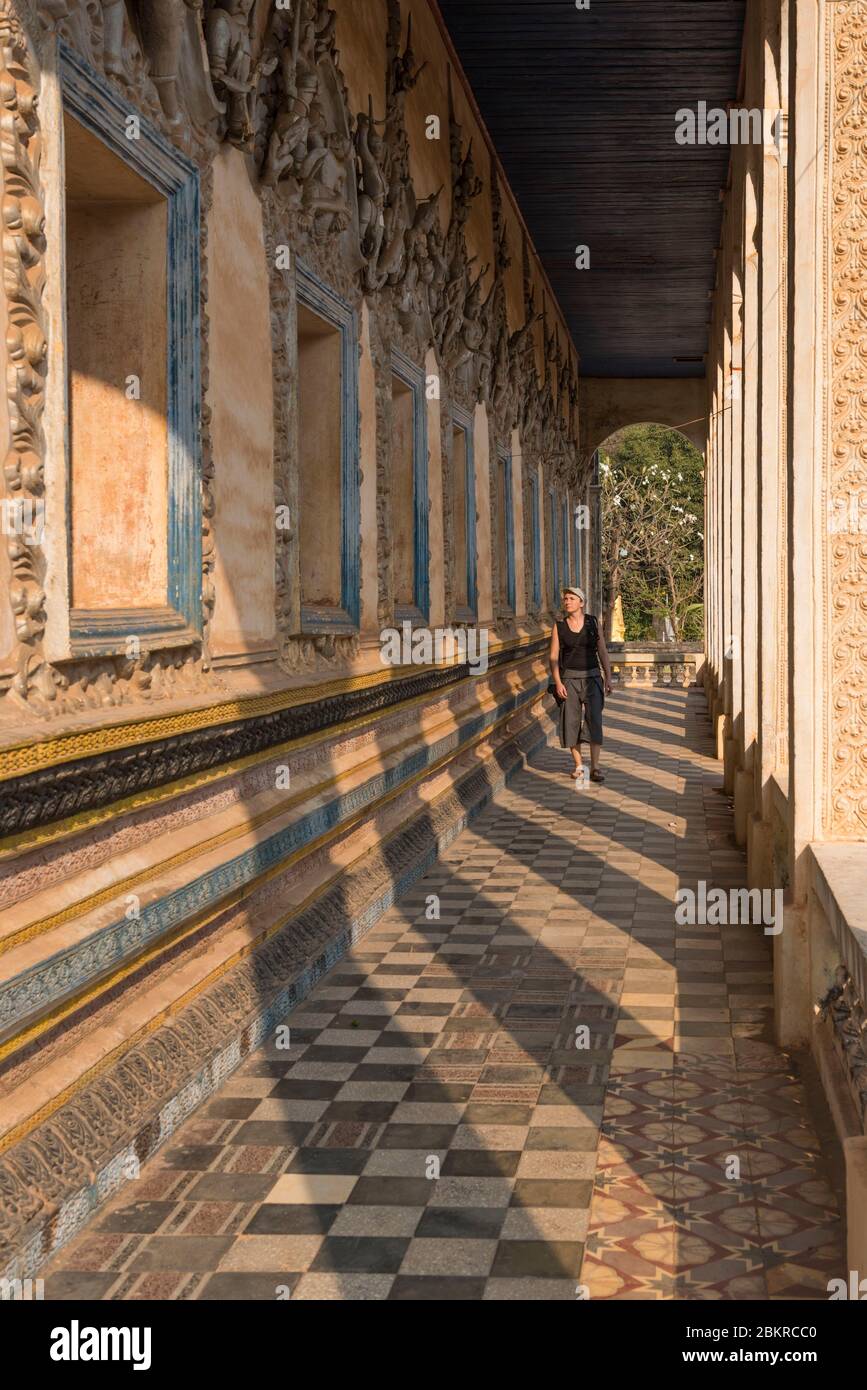 Kambodscha, Siem Reap, Wat Bo Tempel Stockfoto