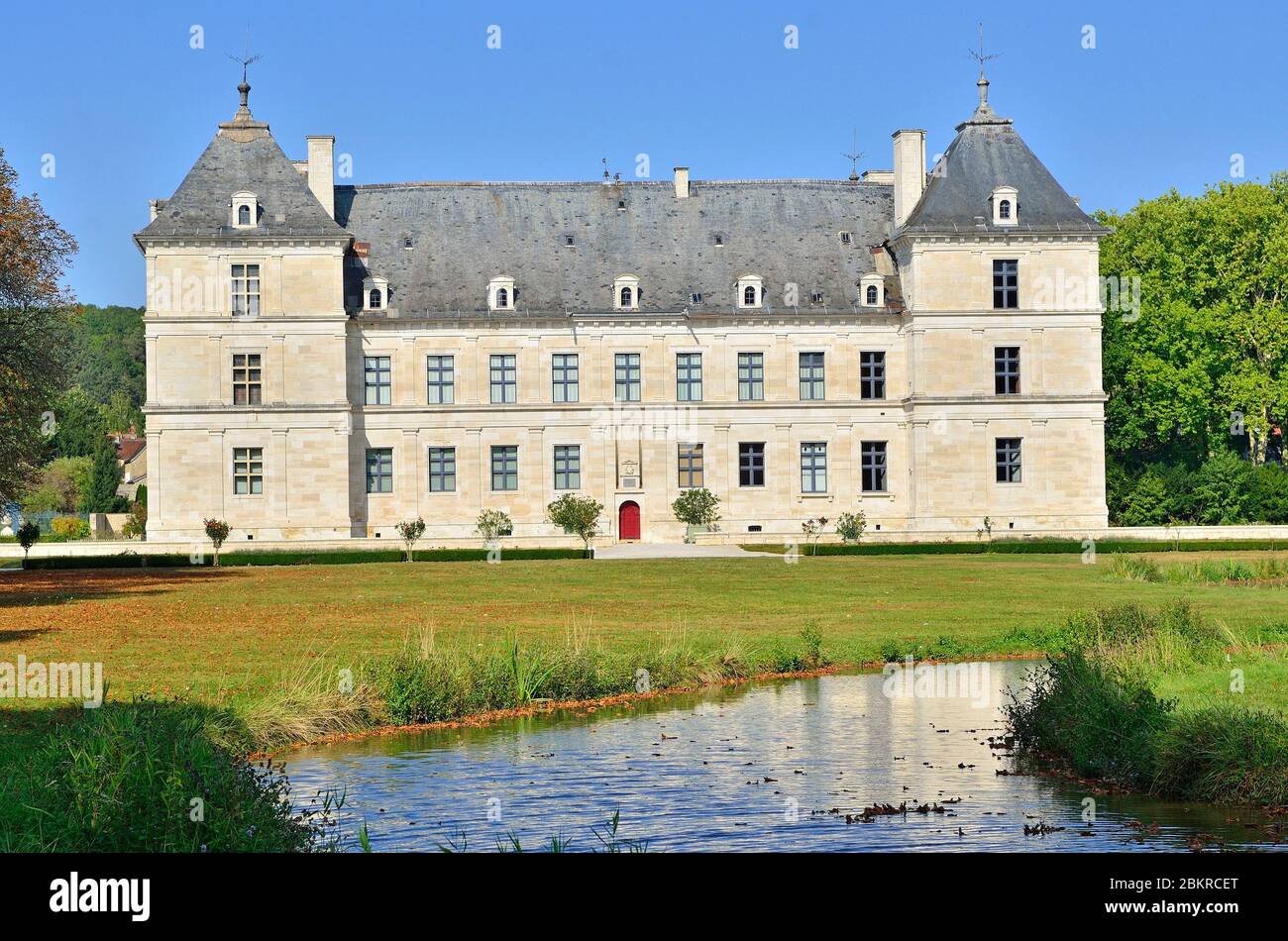 Frankreich, Yonne, Chateau de Ancy le Franc und sein Park Stockfoto