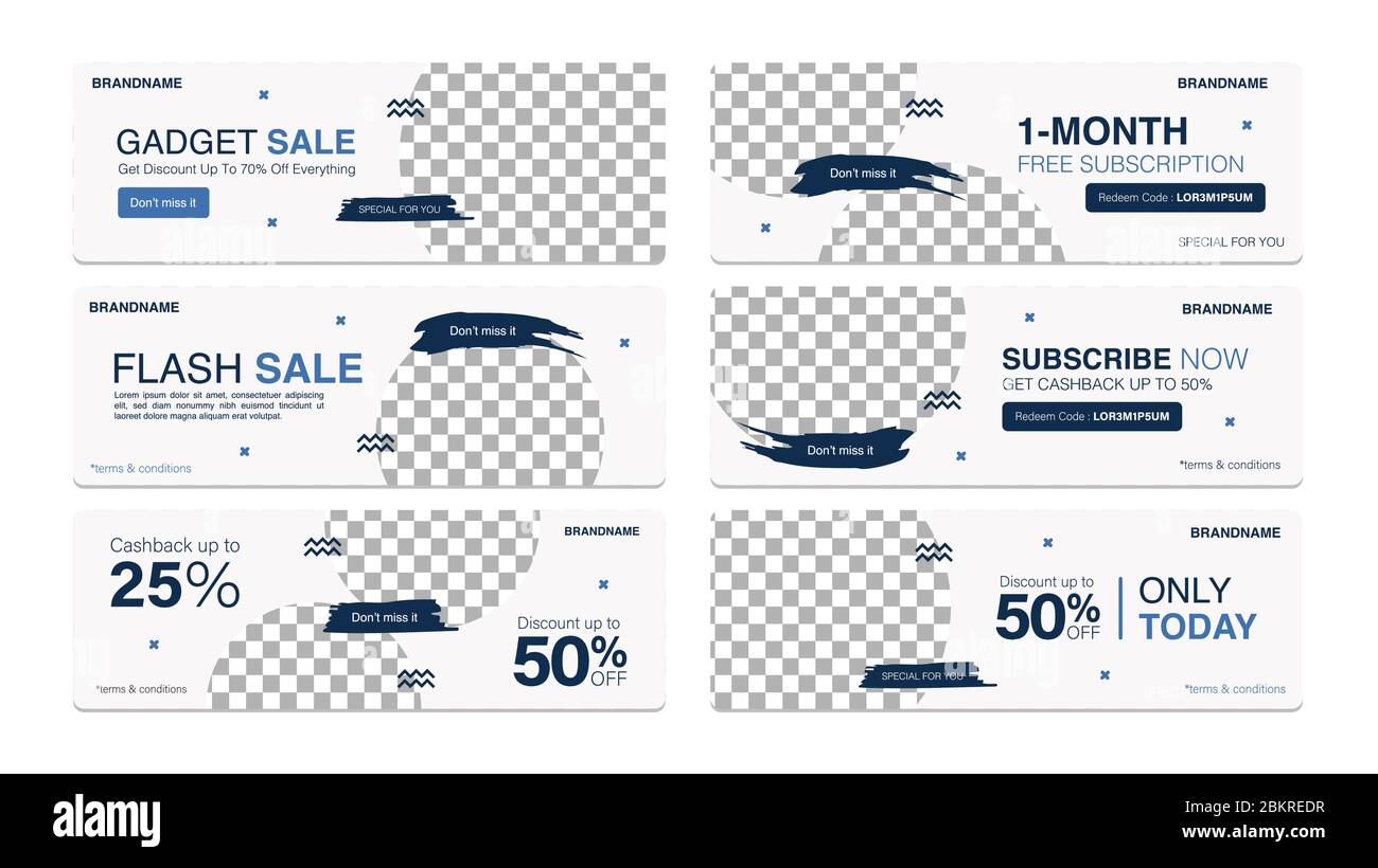 Verkauf Vorlage Sammlung für Promotion Verkauf. Bearbeitbares Banner für Social Media Post, Website und Internet-Anzeigen. Stock Vektor