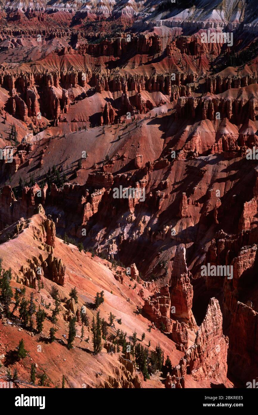 Point Supreme View, Cedar Breaks National Monument, Cedar Breaks Scenic Byway, Utah Stockfoto