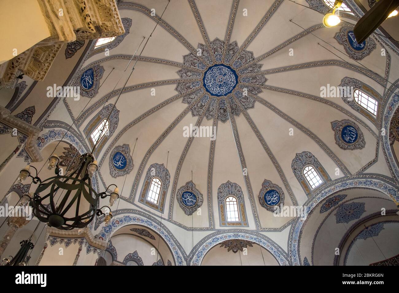 Türkei, Istanbul, die Kuppel der Blauen Moschee Stockfoto