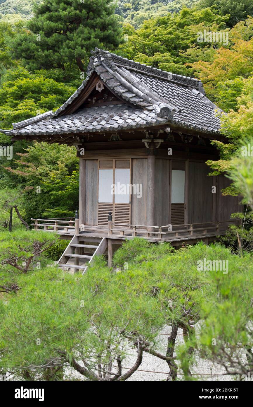 Japan, Honshu Island, Kansai Region, Kyoto, Arashiyama, Villa und Garten des Schauspielers Okochi Sanso Stockfoto