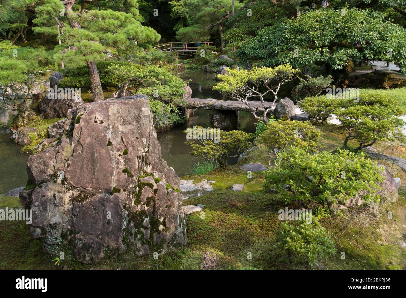 Japan, Honshu Island, Kansai Region, Kyoto, Tenjyuan Garden Stockfoto