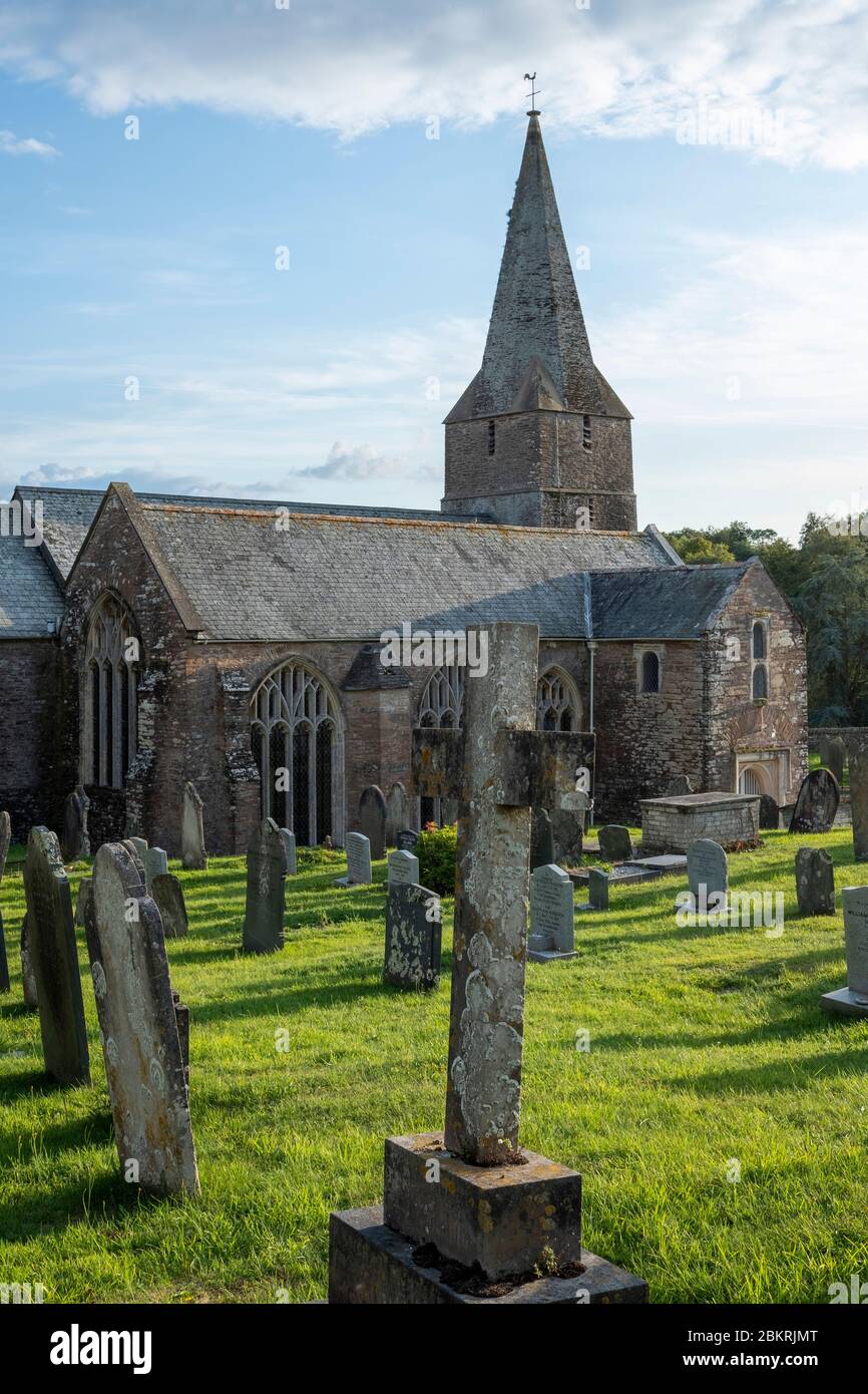 Die Kirche des Heiligen Jakobus des Großen in Slapton, Süd Devon Stockfoto