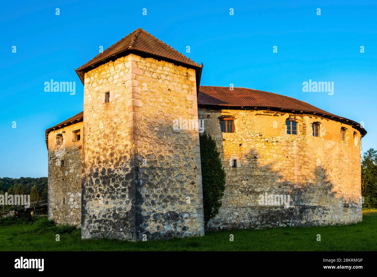 Kroatien, Karlovac County, Ribnik, feudale Burg Stockfoto