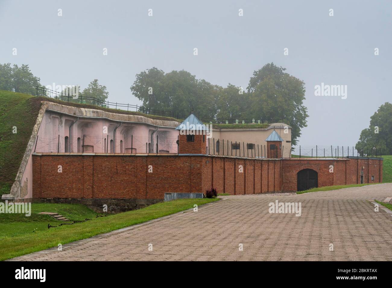 Litauen (Baltikum), Kaunas County, Kaunas, Neuntes Fort, das im 19. Jahrhundert erbaut wurde und von den Nazis als Konzentrationslager genutzt wurde Stockfoto