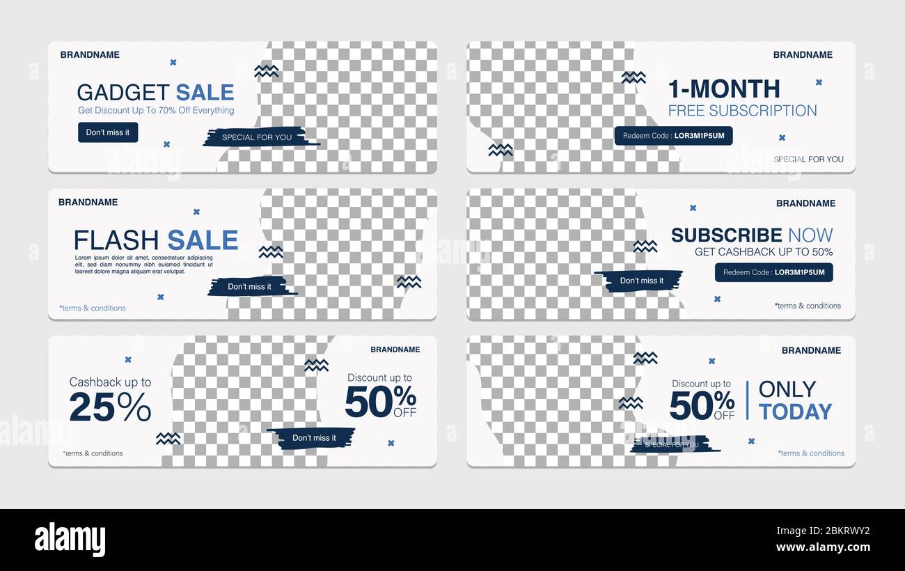 Verkauf Vorlage Sammlung für Promotion Verkauf. Bearbeitbares Banner für Social Media Post, Website und Internet-Anzeigen. Stock Vektor