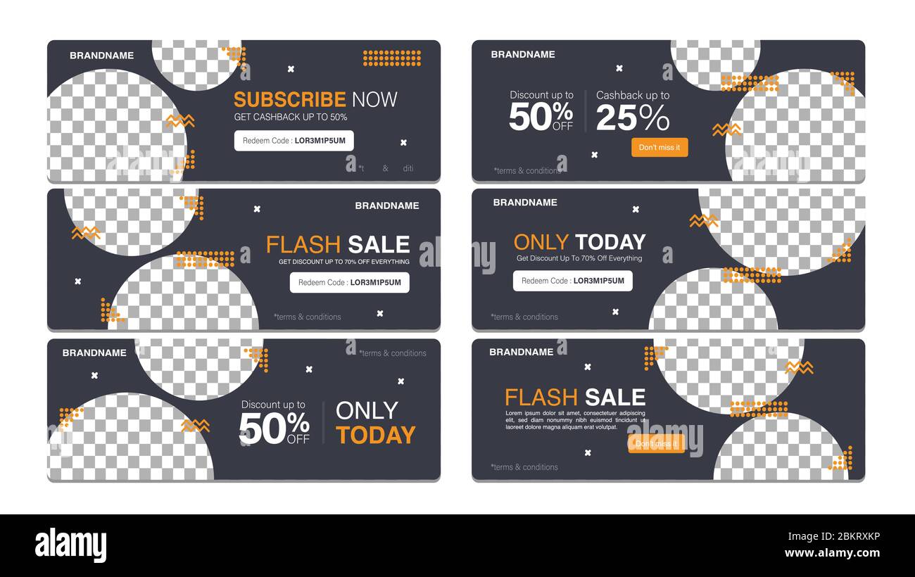 Verkauf Vorlage Sammlung für Promotion Verkauf. Bearbeitbares Banner für Social Media Post, Website und Internet-Anzeigen. Stock Vektor